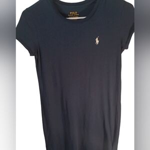 Women's polo xs blue  shirt dress